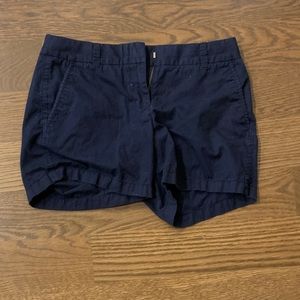 5” jcrew shorts, blue, women